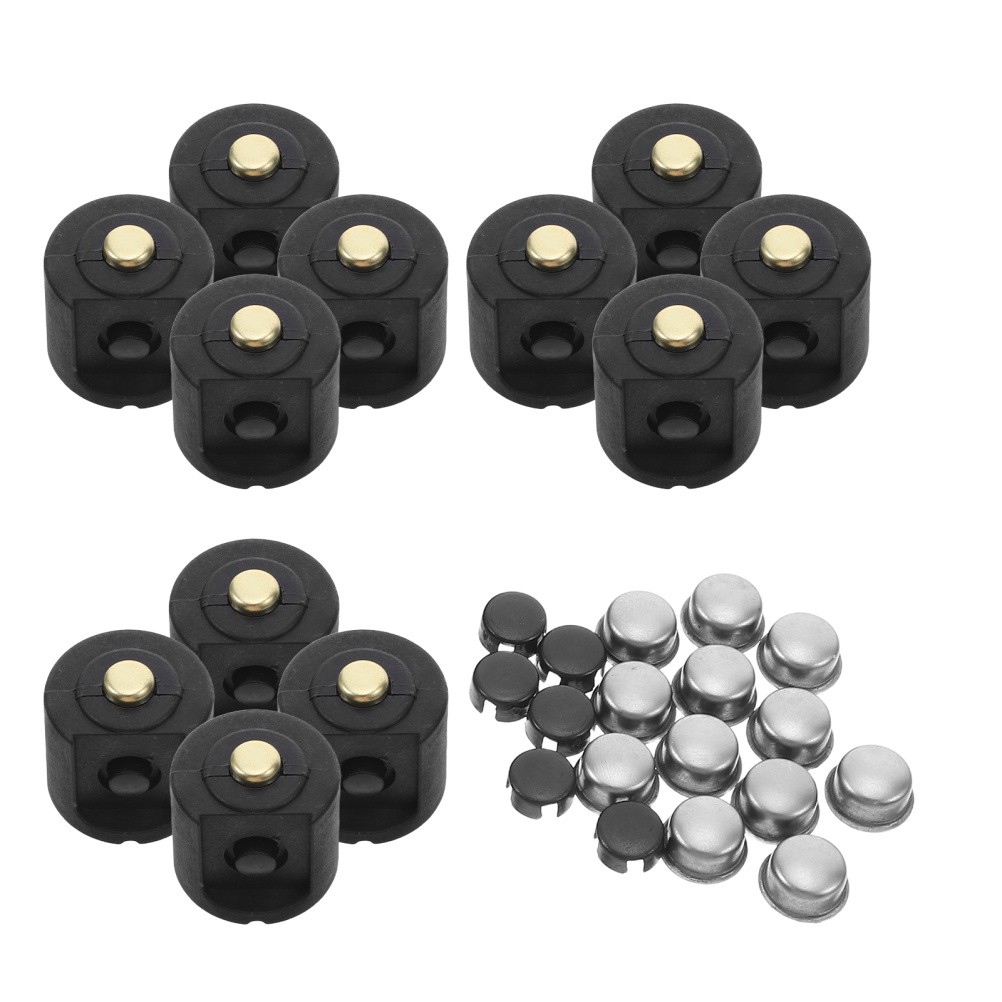 12 Sets Flashlight Hat Cap Button Switch Waterproof End Protective