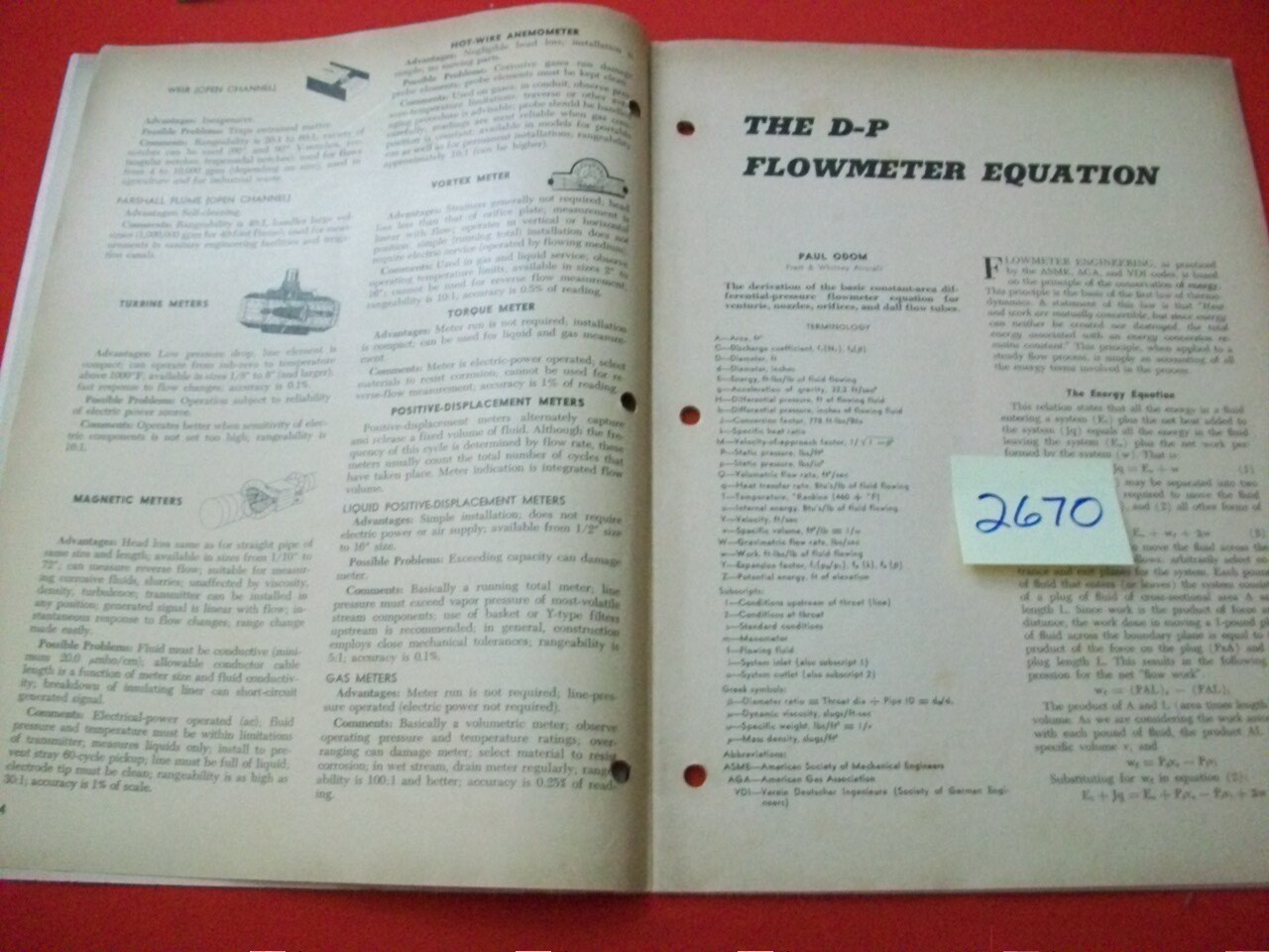 1966 RIMBACH PUBLICATIONS- FLOW MEASUREMENT & CONTROL HANDBOOK-INSTR. & CONTROL