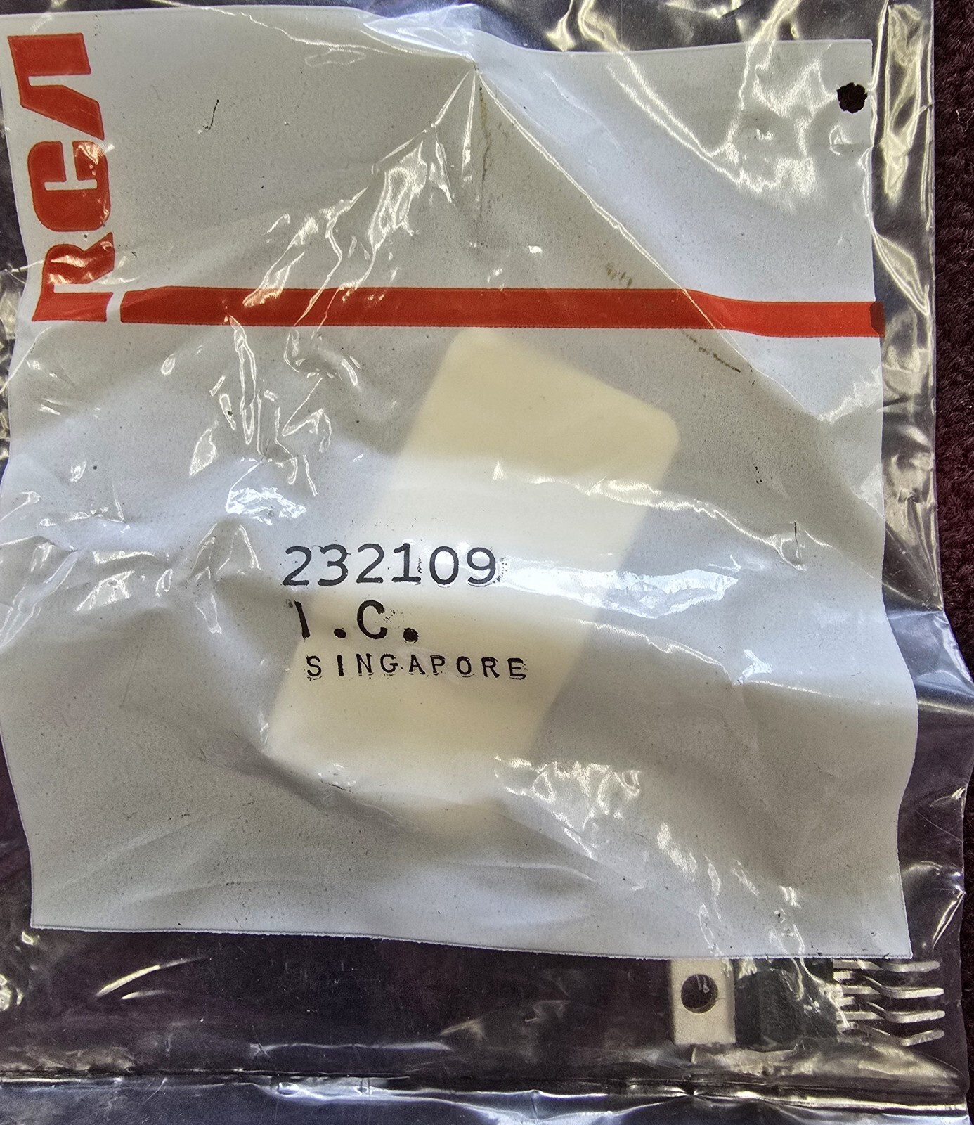 RCA 232109 Integrated Circuit 7 Pin * IN OEM PACKAGE *