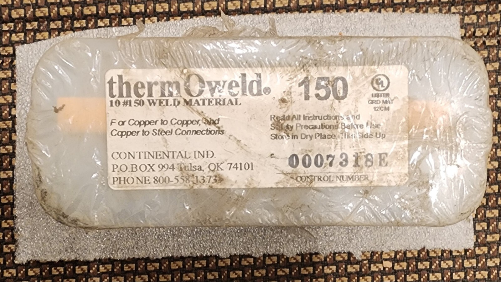 ThermOweld Size 150 Weld Material (Pack of 10) New in Box