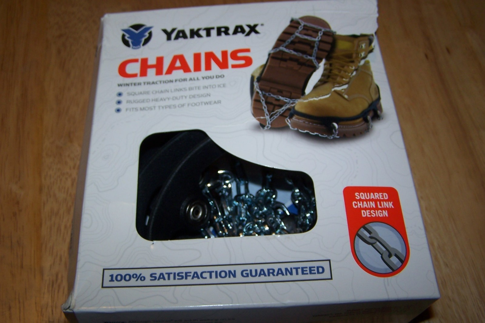 NIB Yaktrax Full-Foot Traction on Ice, Snow SIZE XL