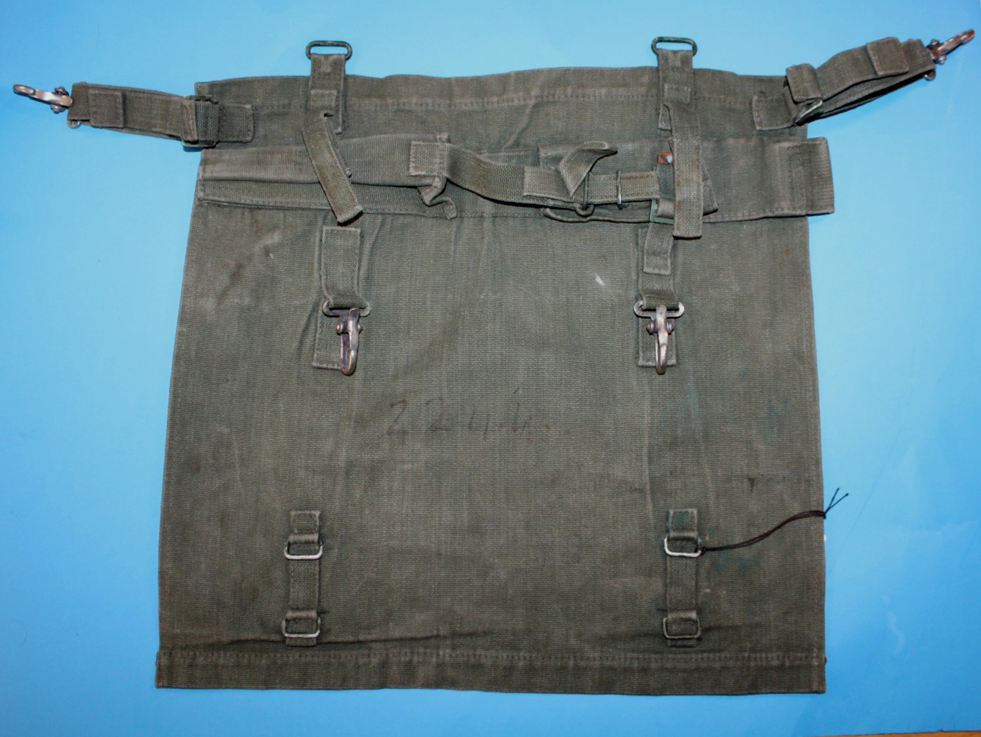 British Army 1958 Pattern Rain Cape Poncho NBC Carrier, 1st Issue, 1962