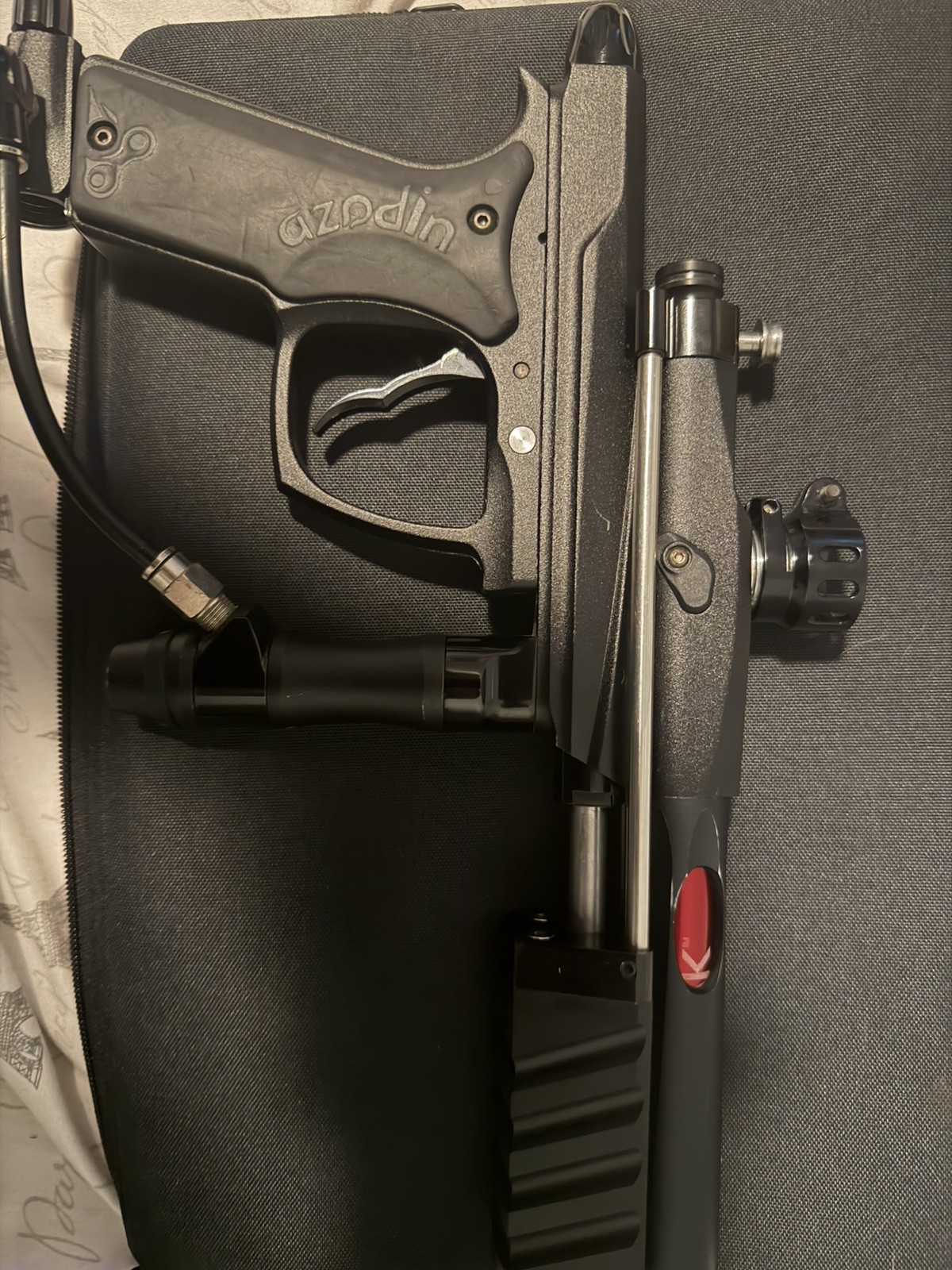 Black Azodin Kp3 Pump W/ Freak Barrel & Sleeves687& Case Adult Owned
