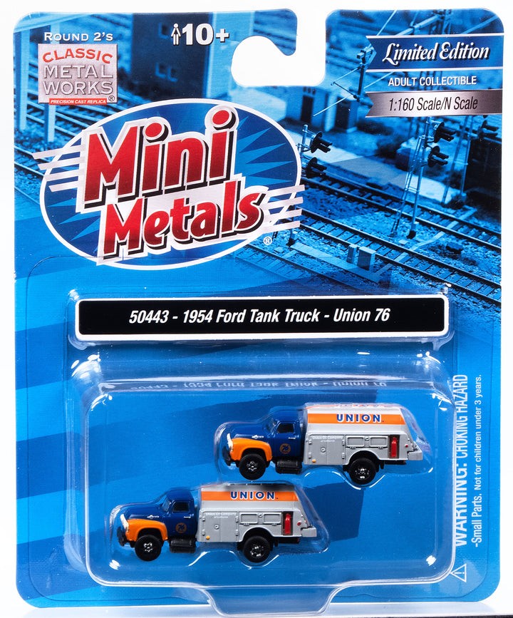Classic Metal Works 50443 N Union 76 - 1954 Ford Tanker Truck (Pack of 2)