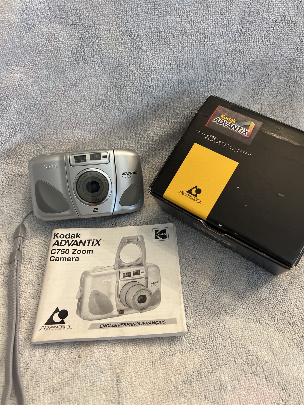 Kodak Advantix C750 Zoom APS Compact Camera, Boxed, Tested, Working
