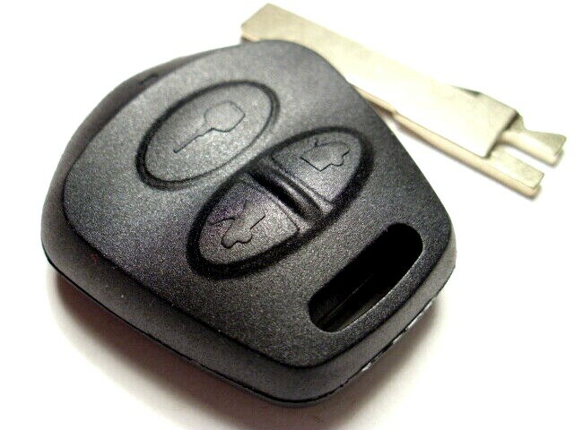 NEW PORSCHE 911, 986, 996, BOXSTER REPLACEMENT 3 BUTTON KEY FOB CASE,+BLADE,LOGO
