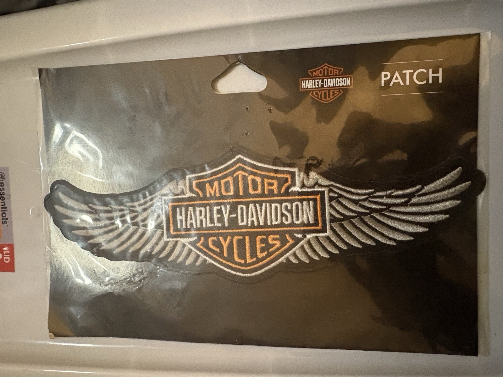 Harley Davidson Winged  Long Bar & Shield  Patch / Emblem