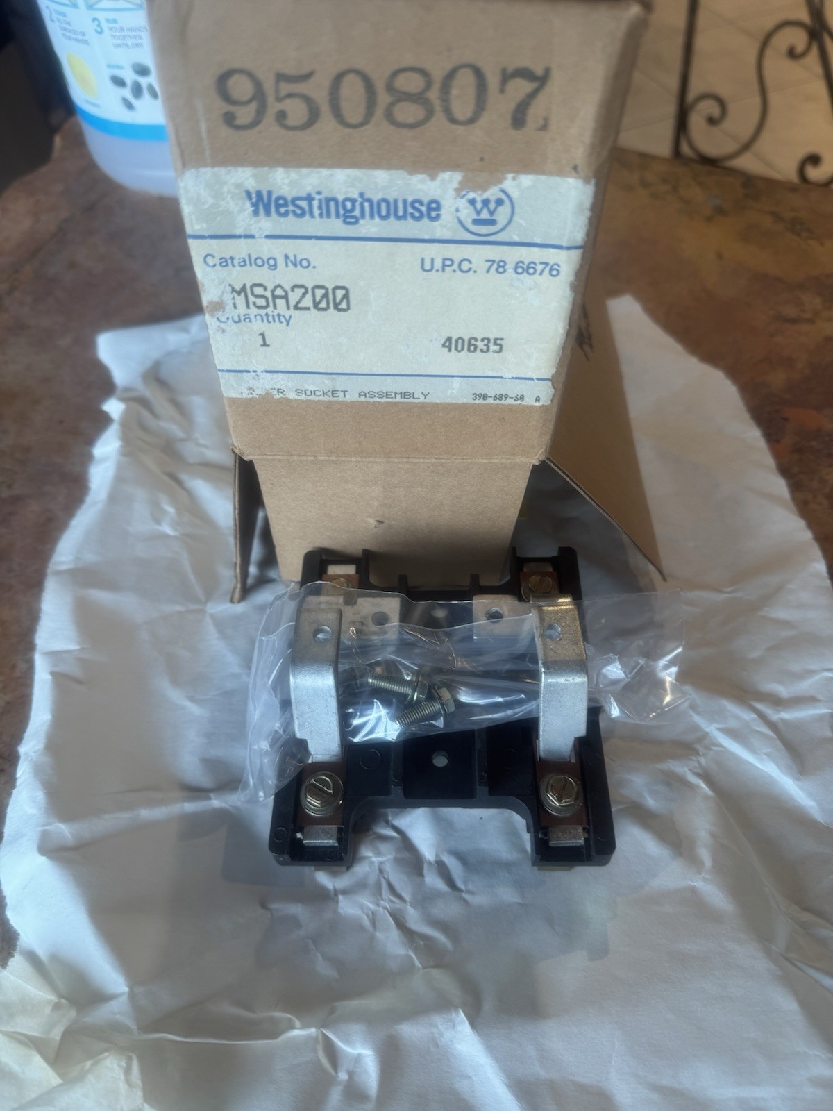 Westinghouse Cat. MSA200 100-200 Amp Bryant meter socket replacment kit