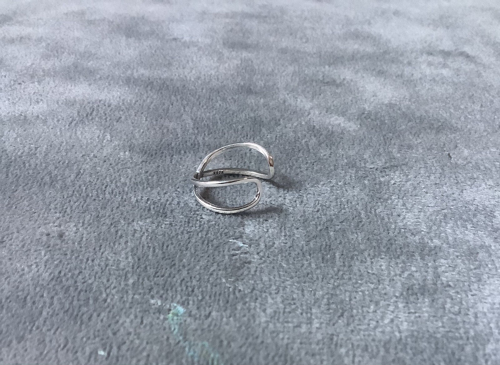 .925 Sterling Silver Toe Ring Dainty Design Adjustable One Size Fits All