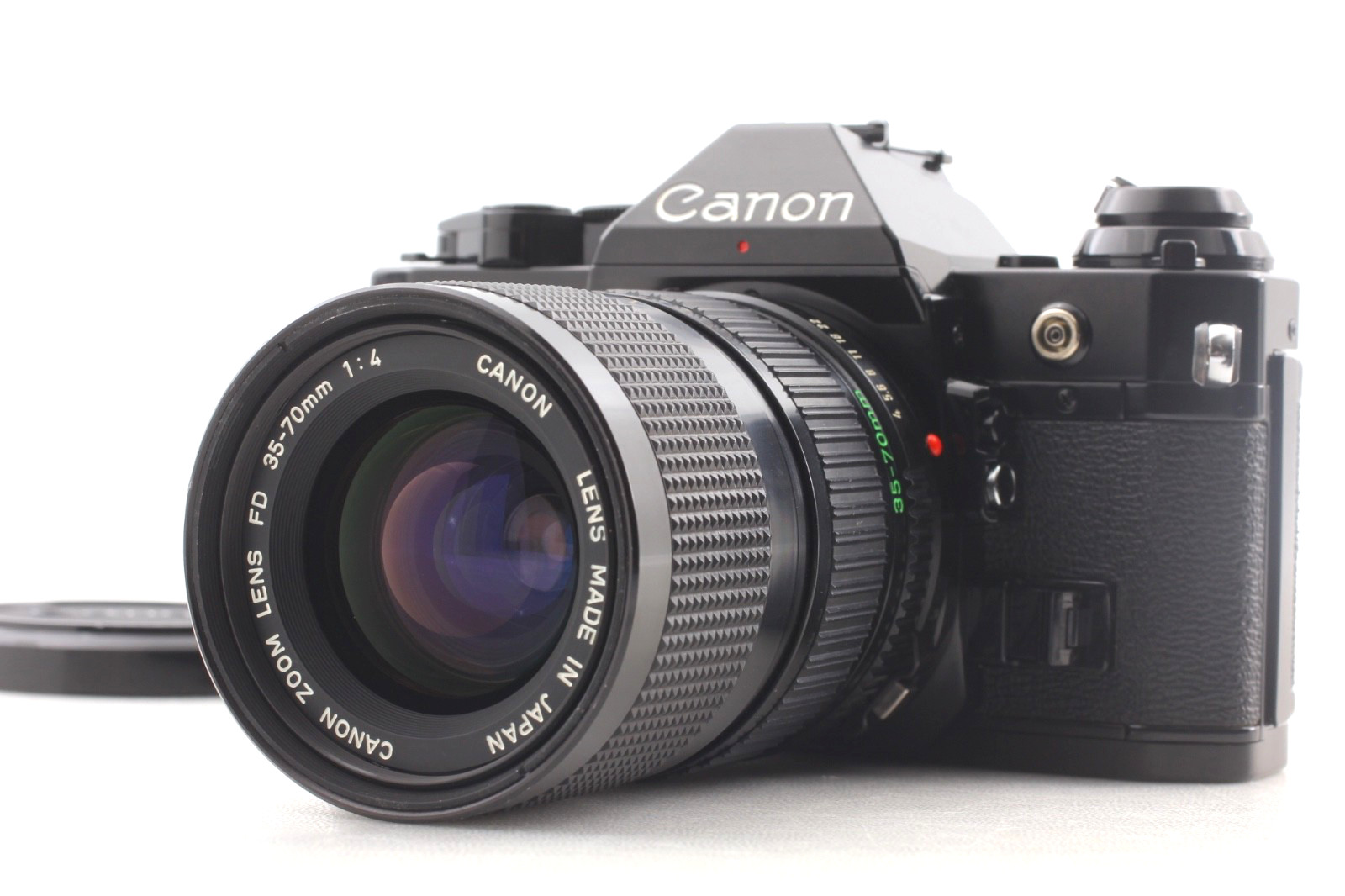 [Mint] Canon AE-1 Program Black 35mm Film SLR Camera New FD 35-70mm JAPAN 859