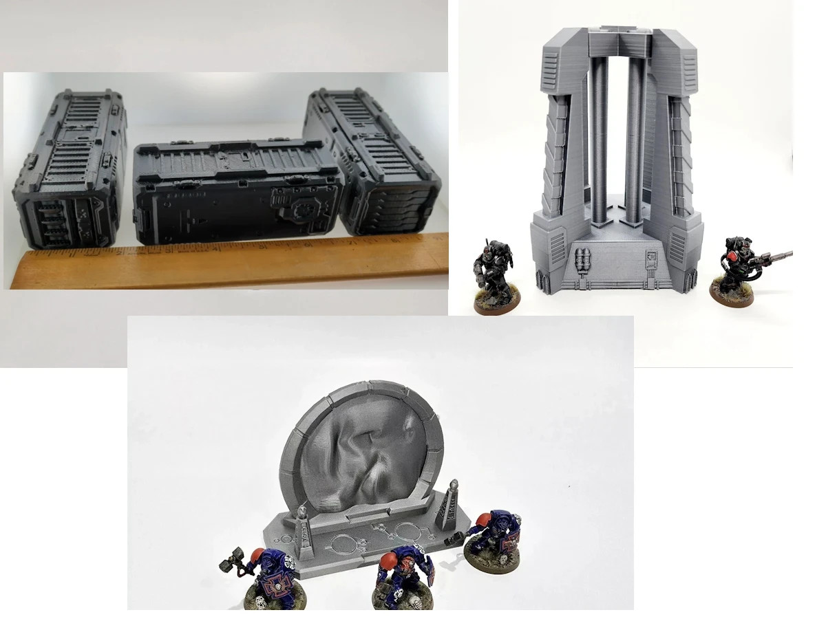 sci fi terrain pack #6 28mm terrain FAST SHIP|Alternate Wargaming Miniature