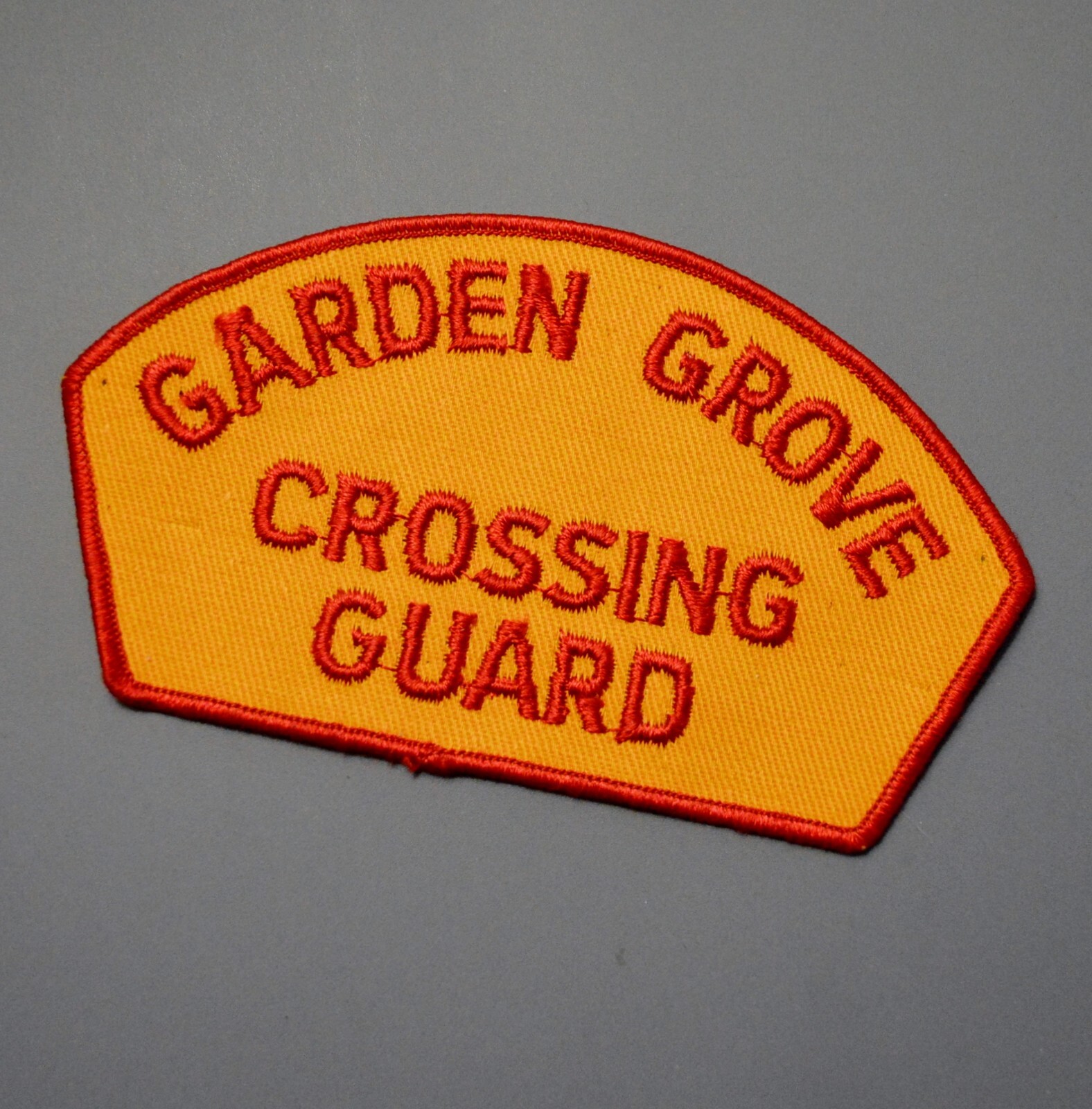 Garden Grove California Vintage Crossing Guard Patch ++ Mint Orange County CA