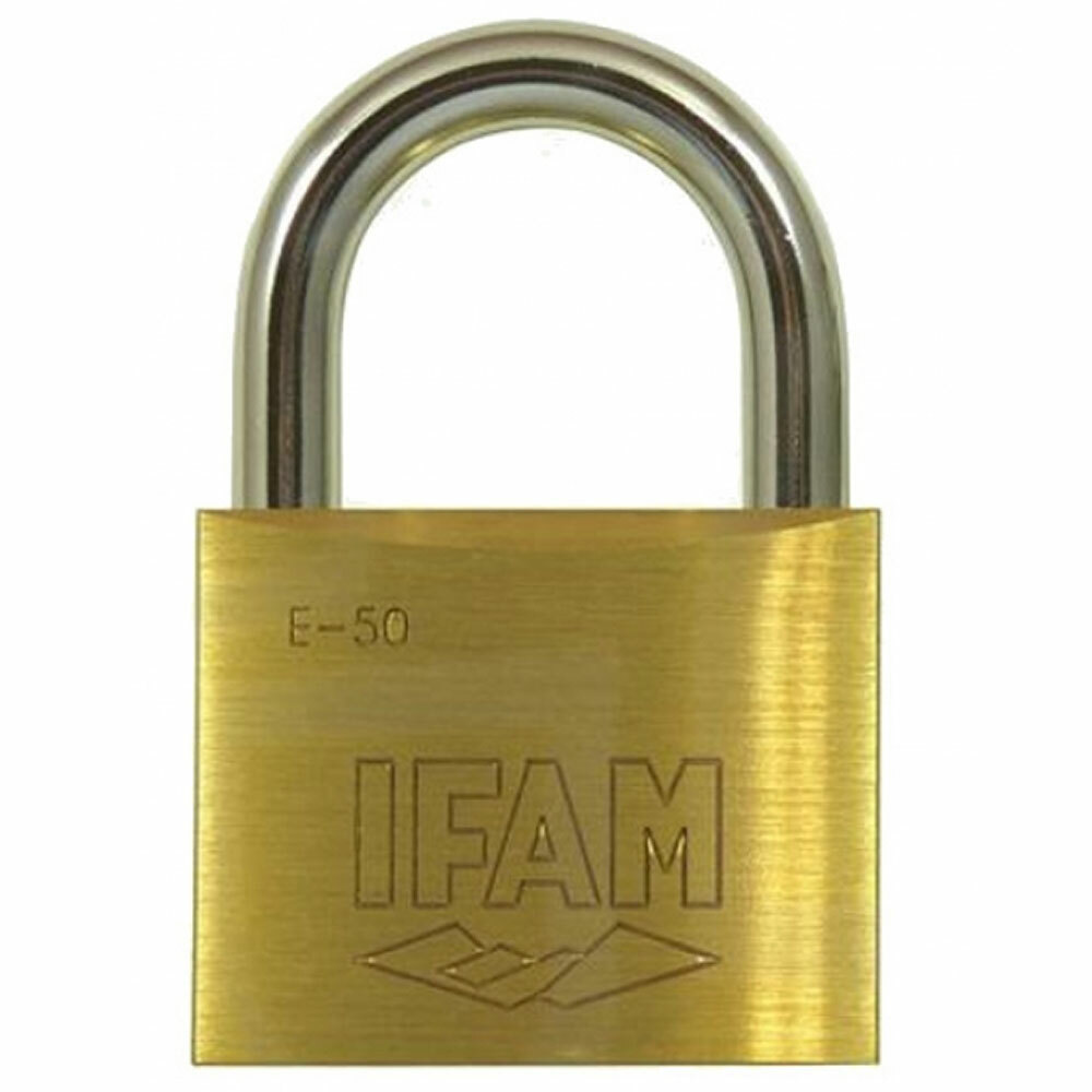 Ifam E50 Brass Padlock 50mm KA1 (IF35021)