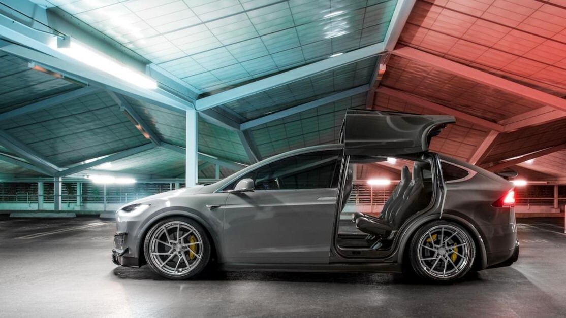 TESLA MODEL X EVOLUTION LOWERING LINKS KIT 2013 TO 2020 (PRECISION ADJUSTMENT)