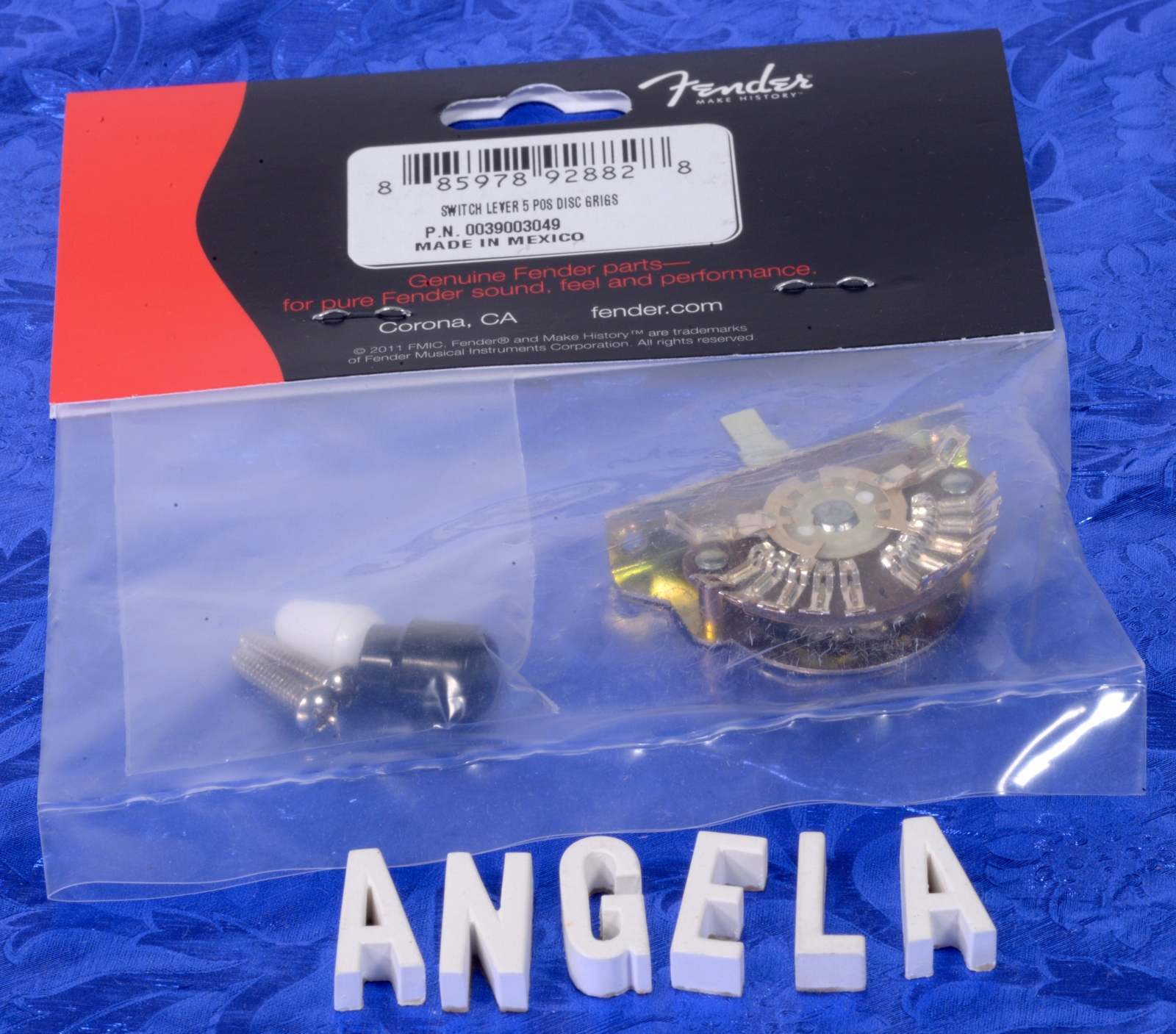 Fender Burton Tele Five Position Switch 5 Position, 0039003049