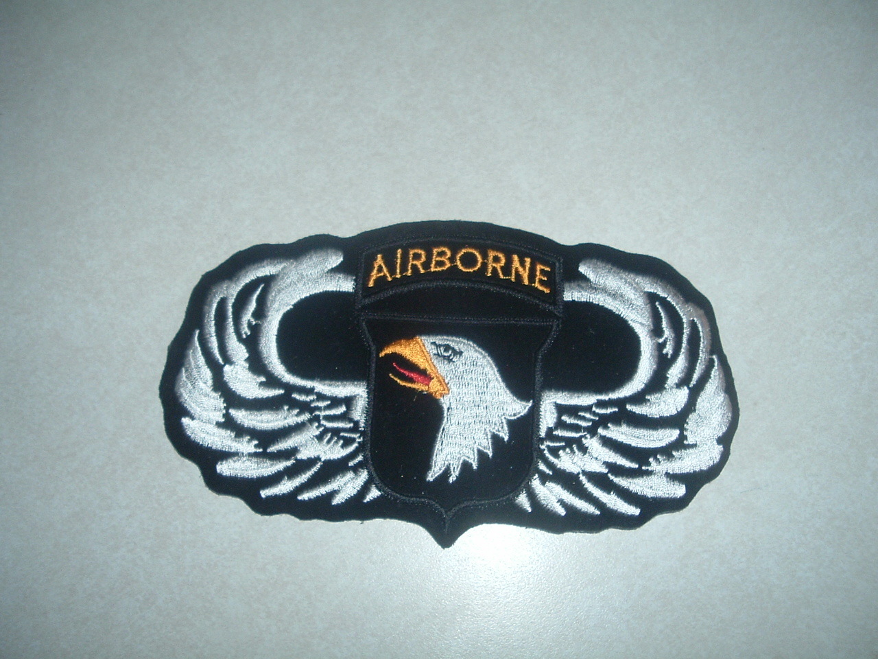GENUINE MILITARY PATCH US ARMY AIR ASSAULT 101ST AIRBORNE WITH WINGS COLORED SEW
