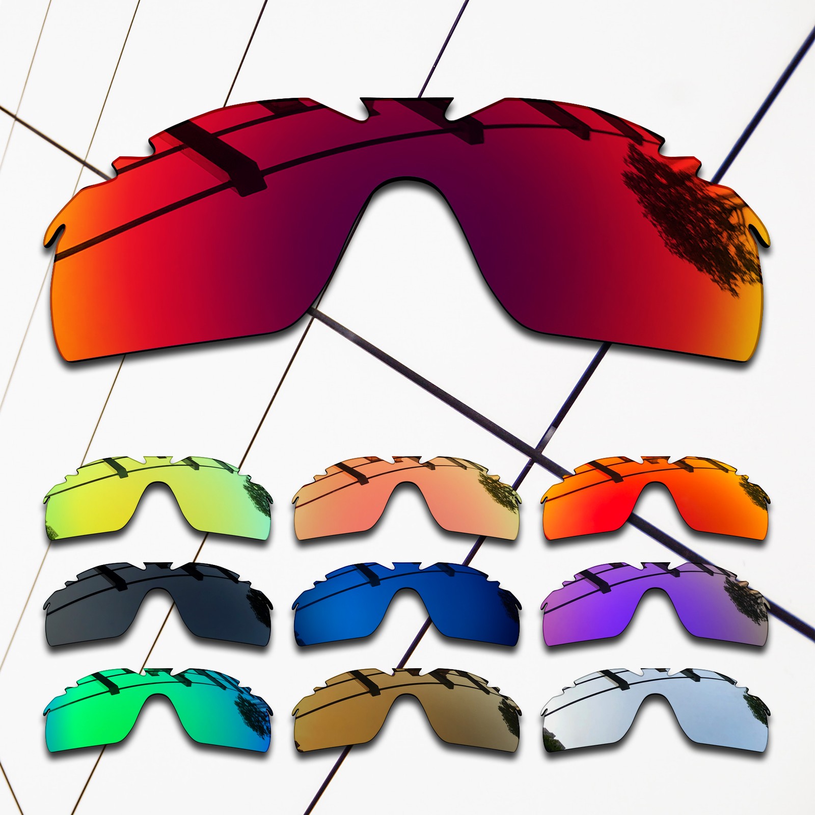 TRUE Polarized Replacement Lenses for-Oakley RadarLock XL Vented OO9196/OO9170