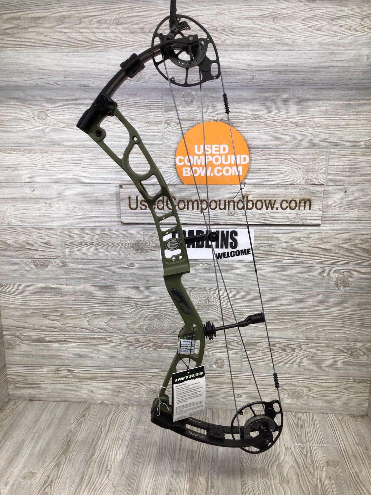 Elite HNTR33 OD green RH Bow 60-70#