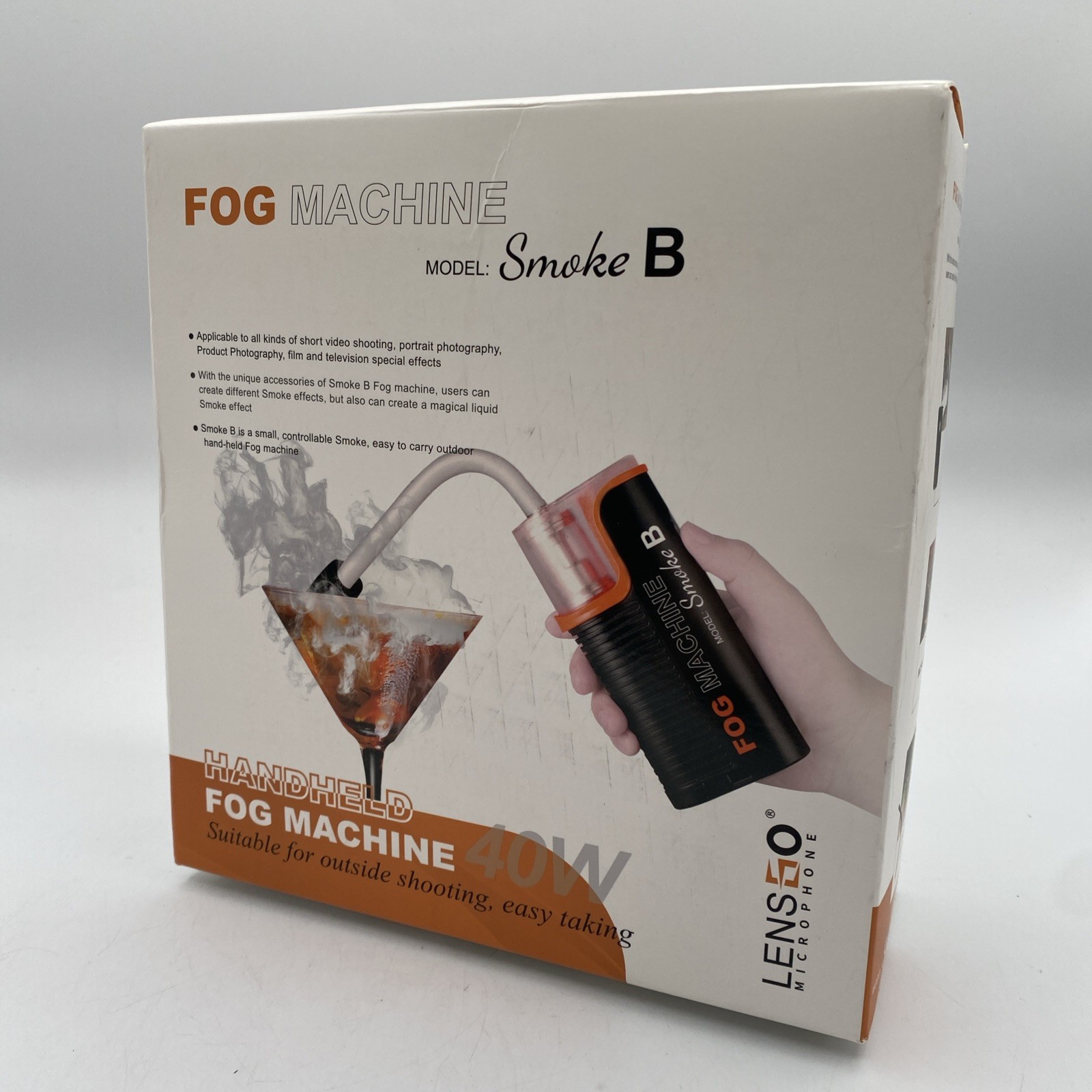 LENSGO Smoke B 40W Remote Control Portable Mini Smoke Fog Machine