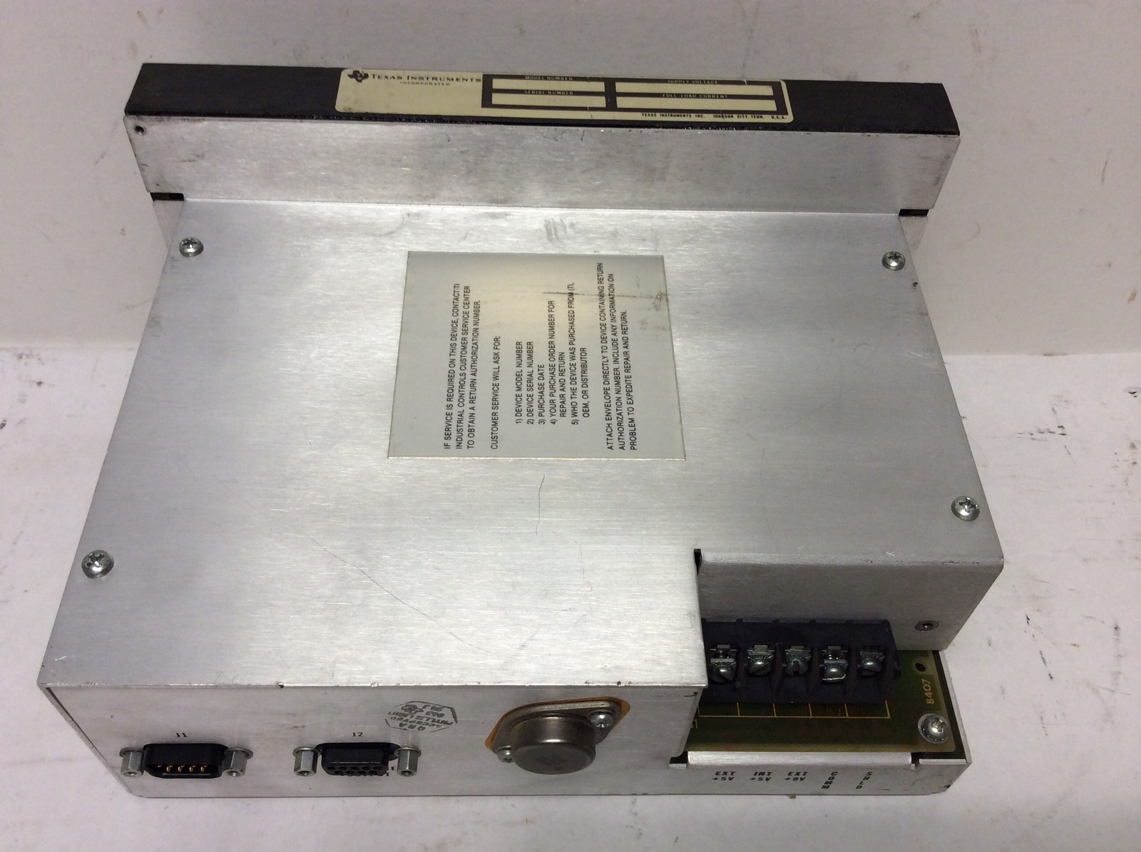 Texas Instruments Timer Counter Access Control model PM550-412