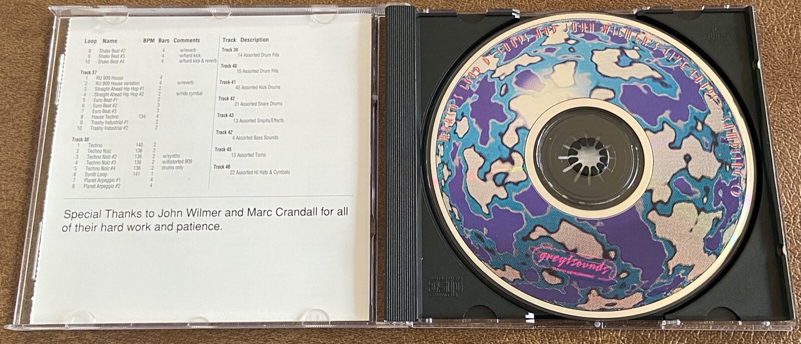 Marco's Loop D' Loops/Wilmer Live Loops & Killer Loops Audio Sampling CDs