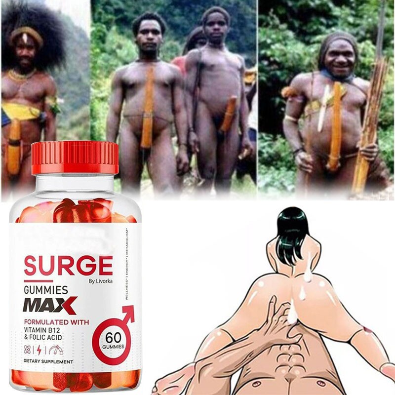 Vital Surge Male Gummies Maximum Strength Vital Surge Advanced Formula 60 Count