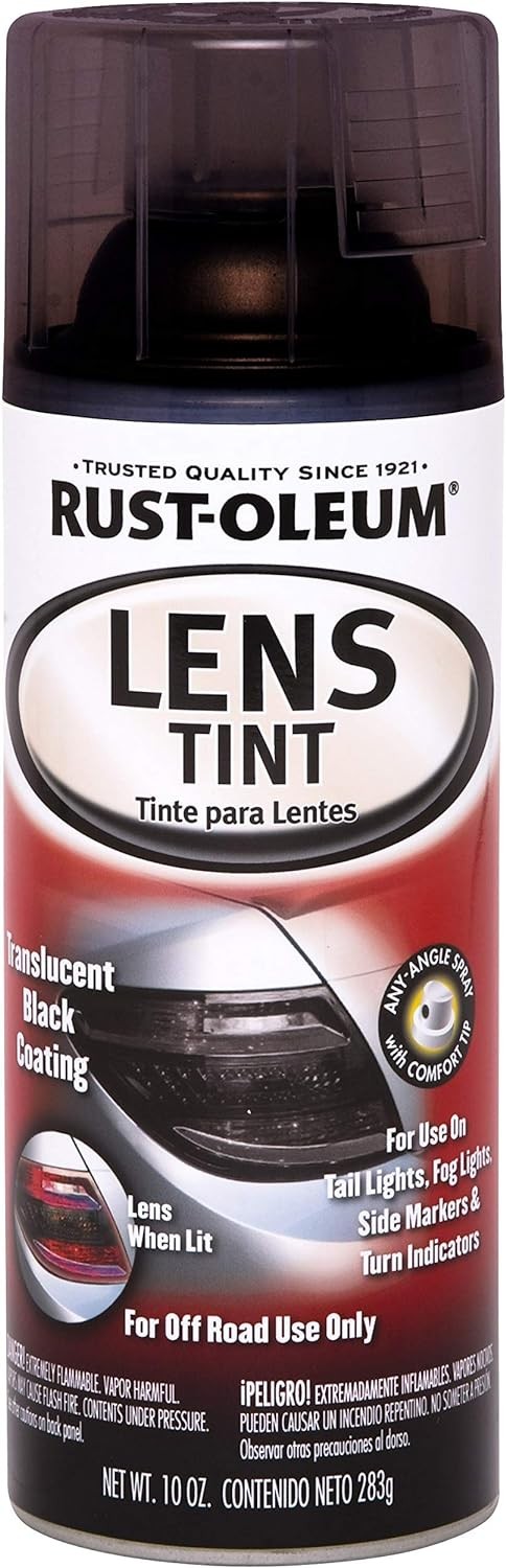 Rust-Oleum 253256 Specialty Lens Tint Spray 10 Ounce (Pack of 1), Black