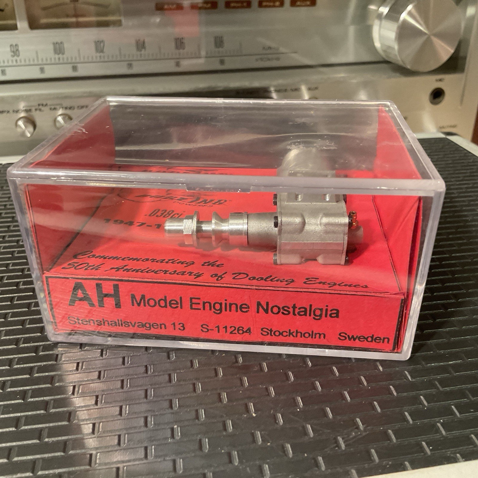 Rare NOS ARNE HENDE Baby Dooling .038 Tether Car Glow Engine