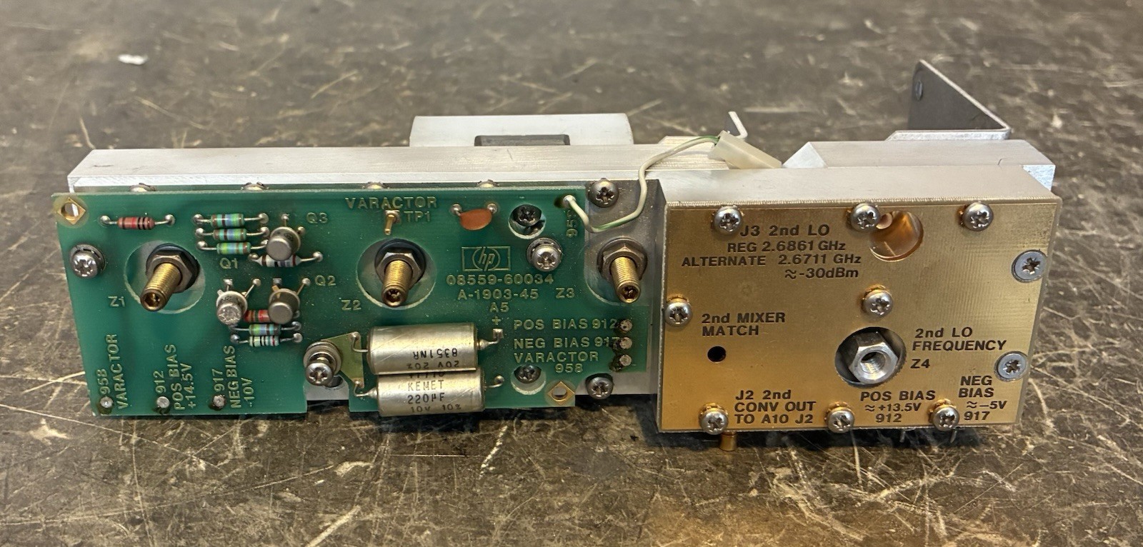HP 8559A 2nd LO and IF