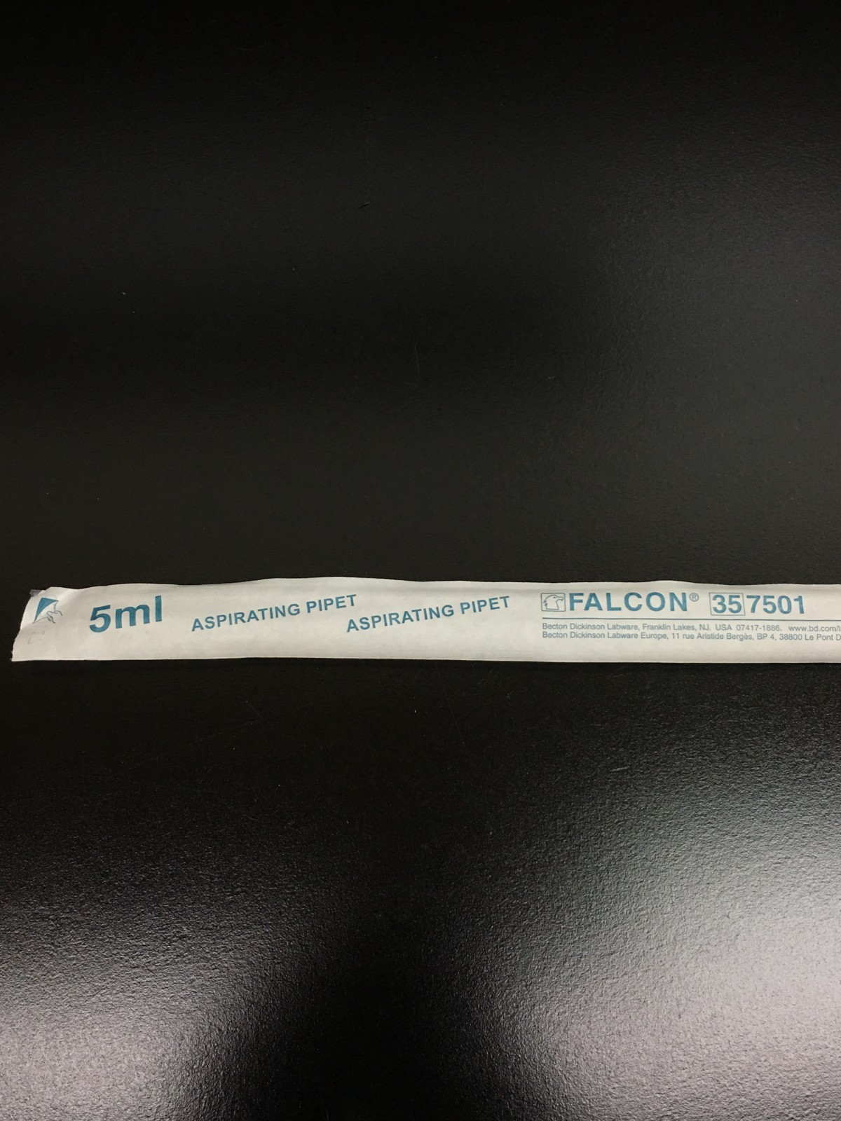 Falcon REF 357501 Aspirating Pipet 5mL Lot 9 PCS