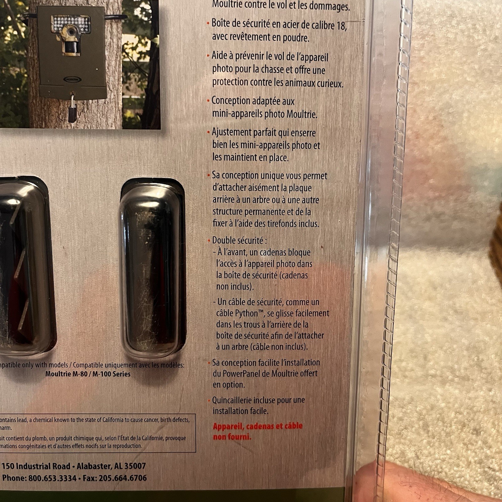 Moultrie Mini Cam Security Box NEW Compatible w/ Moultrie M-80/ M-100 Series