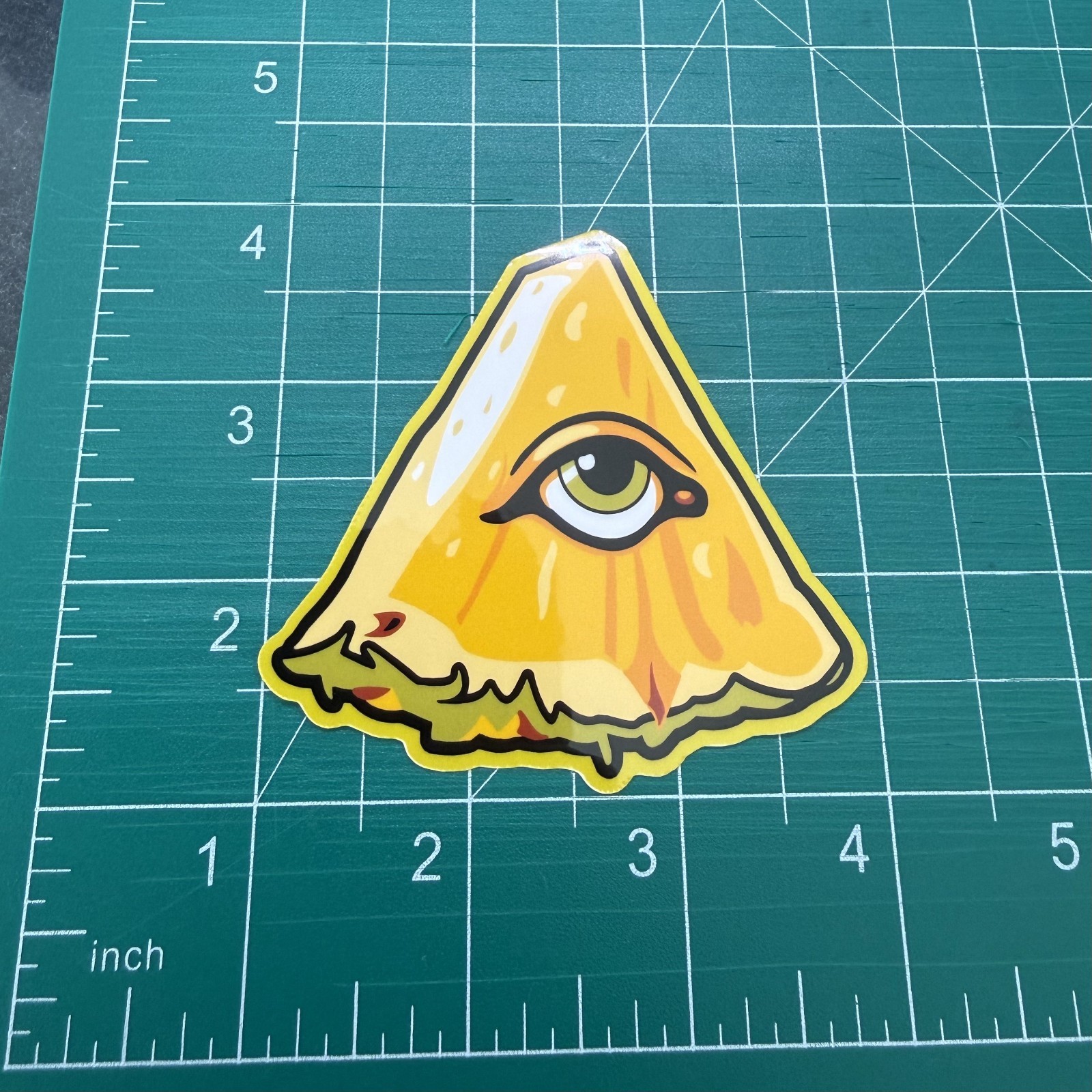 Room Temp Pizza “All Seeing Pineapple” Sticker one7six, FOG, SupDef
