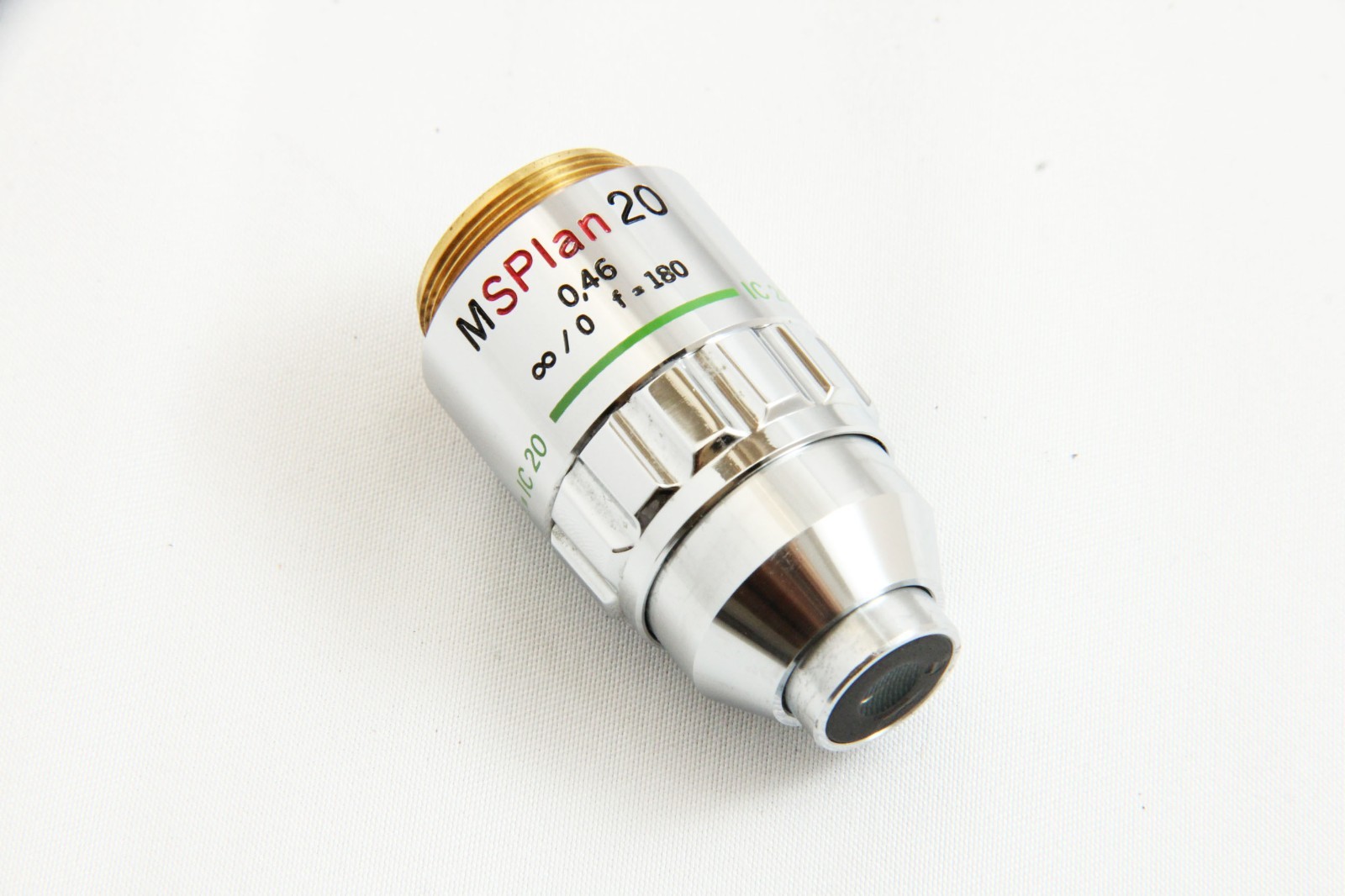 Olympus MSPlan 20x / 0.46 f=180 MS Plan Microscope Objective #5530