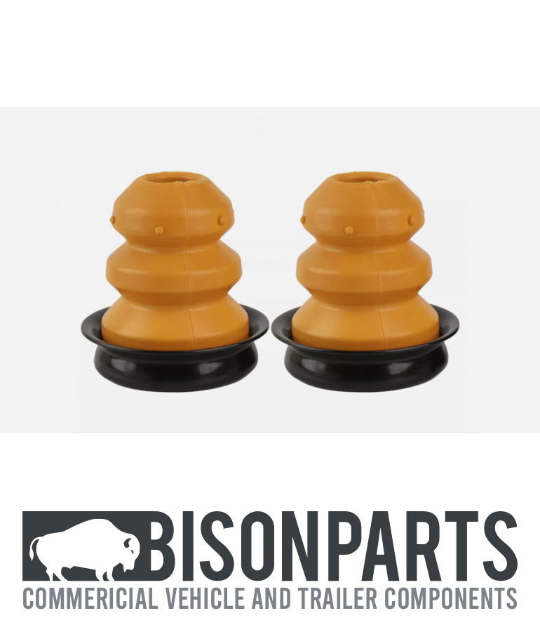 REAR AXLE BUMP STOPS 2038129 2038874 FITS FORD TRANSIT MK8 SINGLE WHEEL RWD+