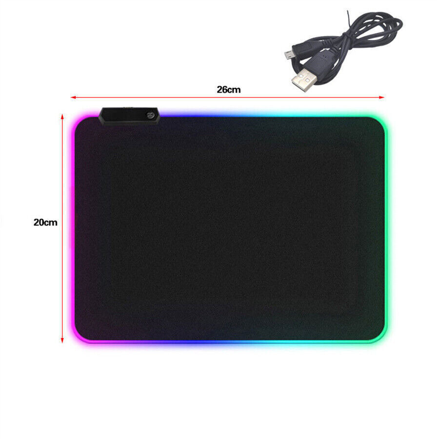 RGB Game Mouse Pad Led Computer Mousepad Backlight Carpet For keyboard Desk Mat