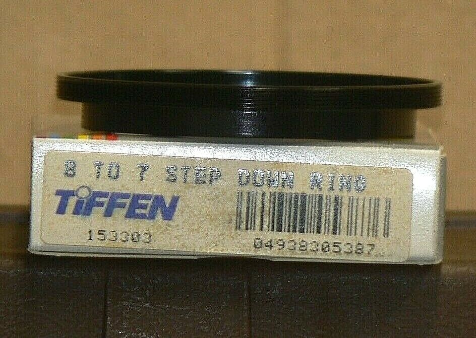 Tiffen Series 8 to 7 Step-Down Ring "New Old Stock"