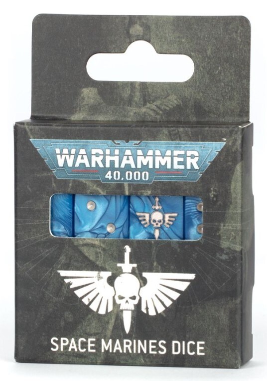 Space Marines Dice Pack Warhammer 40K 16x 16mm Dice Games Workshop Ultramarines