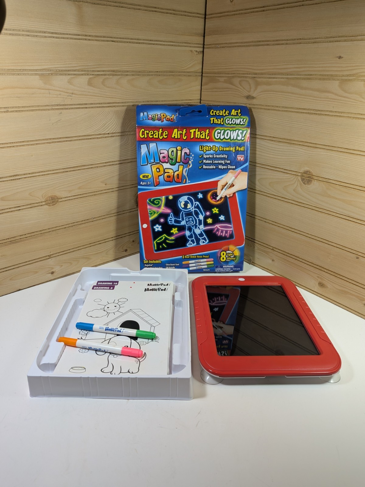 Ontel 2018 Magic Pad With 14 Stencils And Box Only. Tested