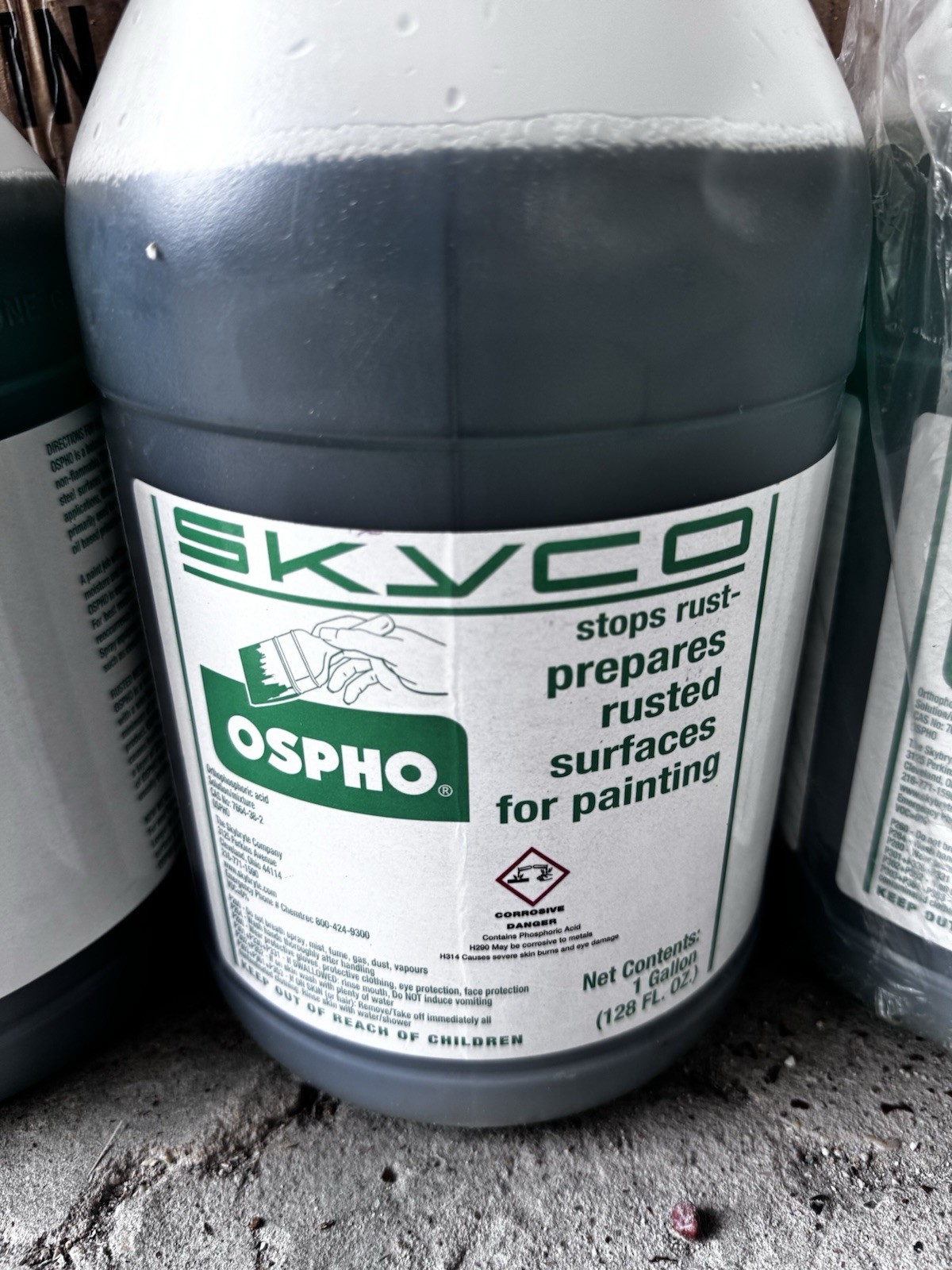 SKYCO Metal Rust Remover 1 Gallon - Preps Surfaces for Painting Genuine