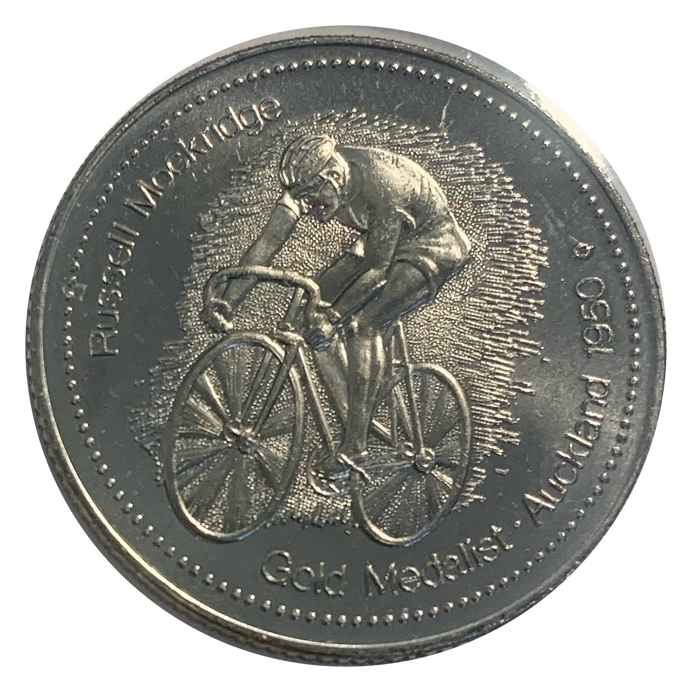 1978 Common Wealth Games Edmonton Alberta Russell Mockridge Gold Medalist CL50
