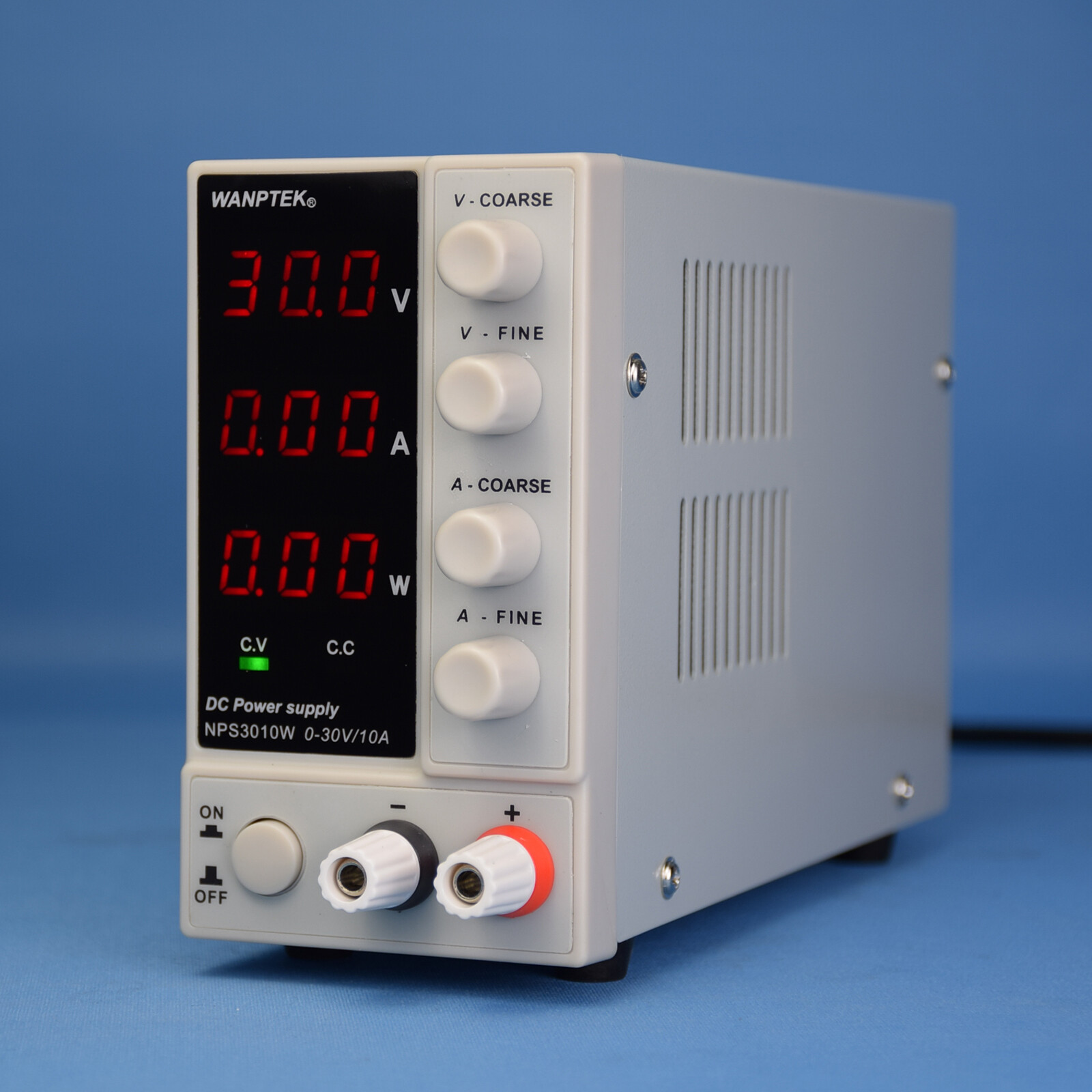Variable Regulated Benchtop Power Source Lab DC Power Supply Digital Display