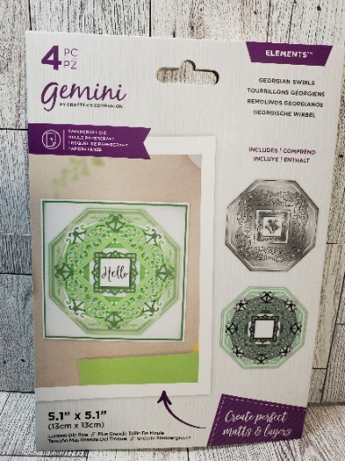 CC1 Crafter's Companion Georgian Swirls Elements 4pc die set New