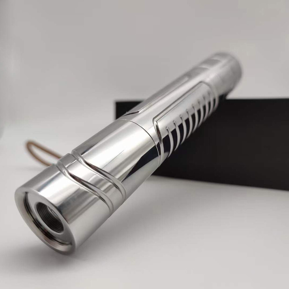 1MW 488nm-200 Fixed Focus Cyan Laser Pointer pen Flashlight light & Case Box