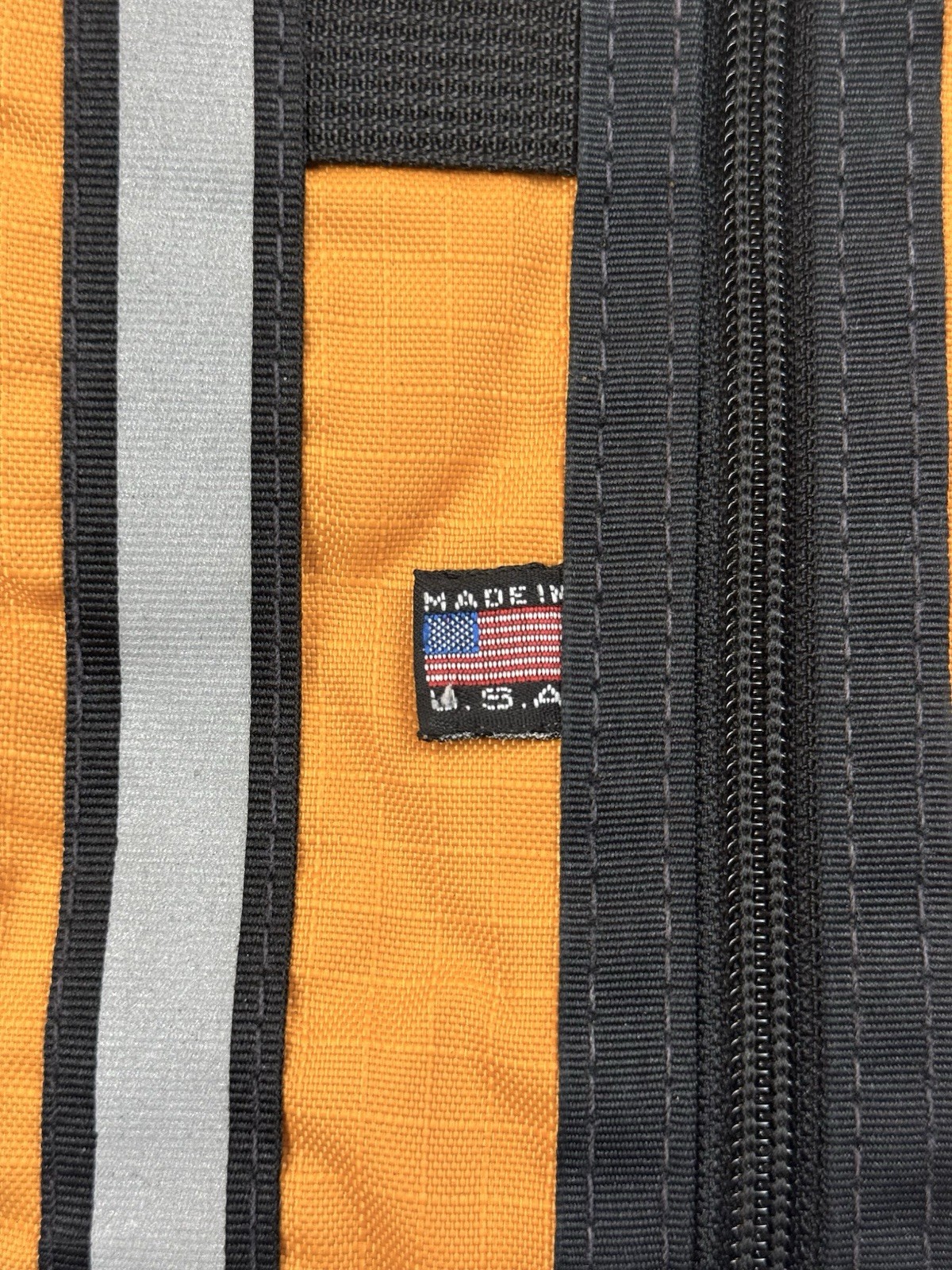 Vintage Cannondale Orange Hydration Backpack Ripstop Made In USA (READ)