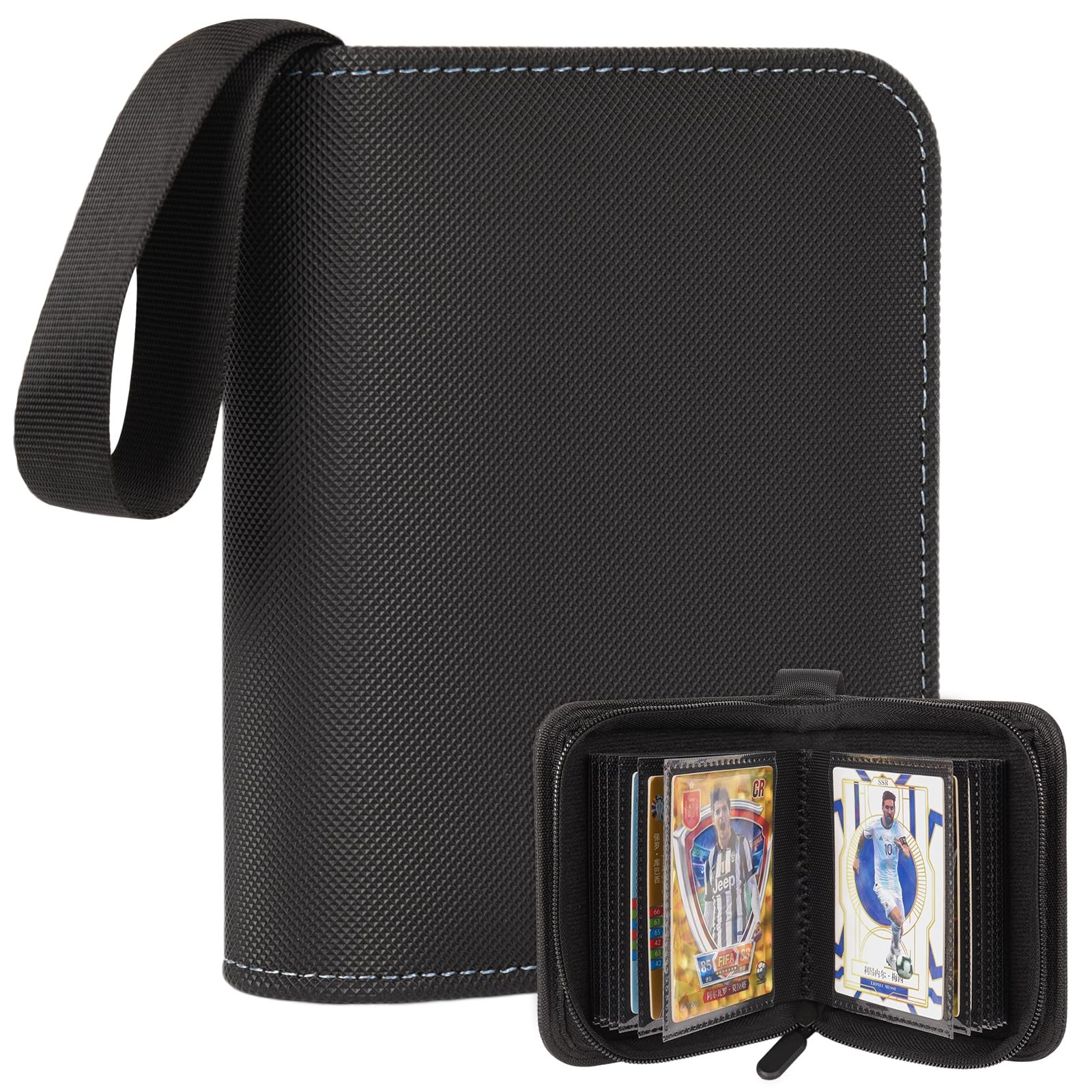 1 Pocket Card Binder – Collectible Trading Album, Single Small, Black