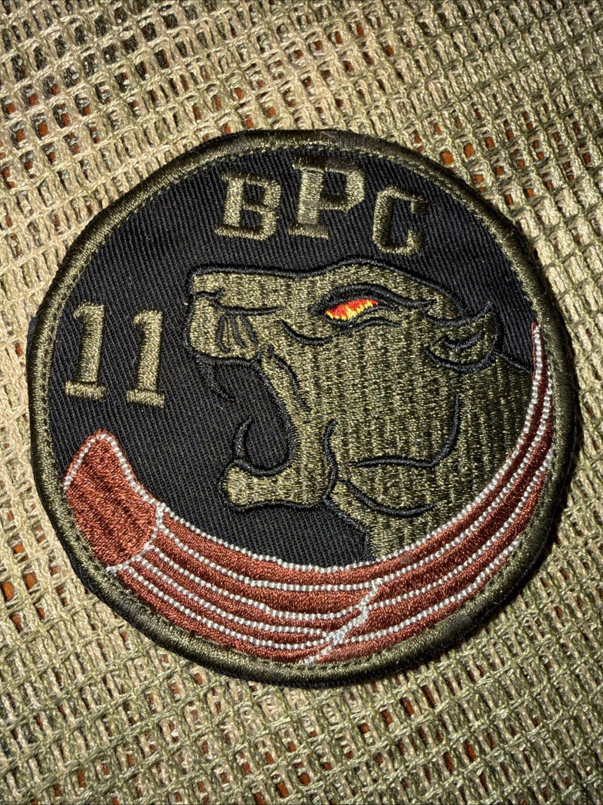 French Foreign Legion 11th Shock Parachute Regiment Unit Color Patch