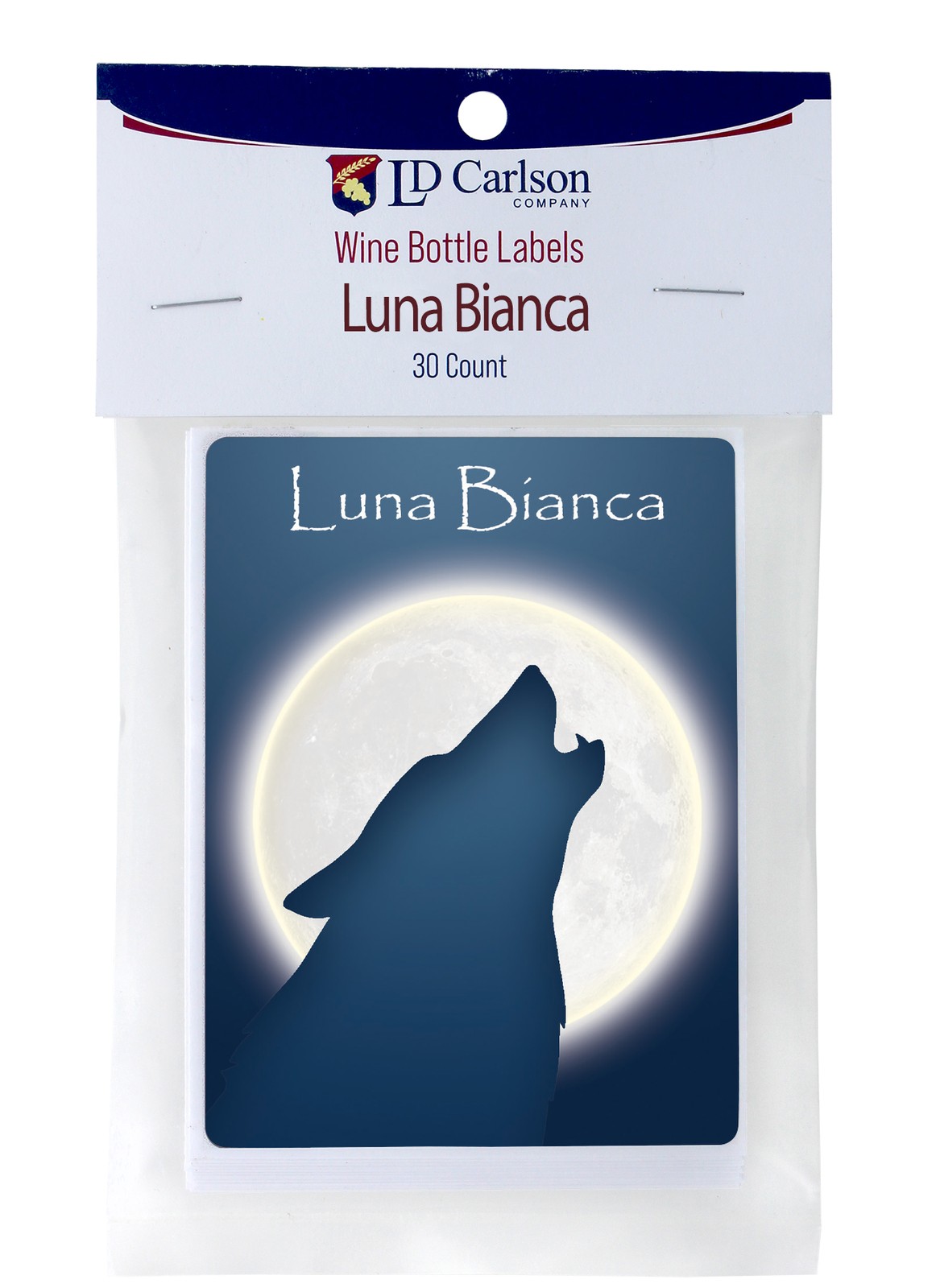 Luna Bianca Wine Labels