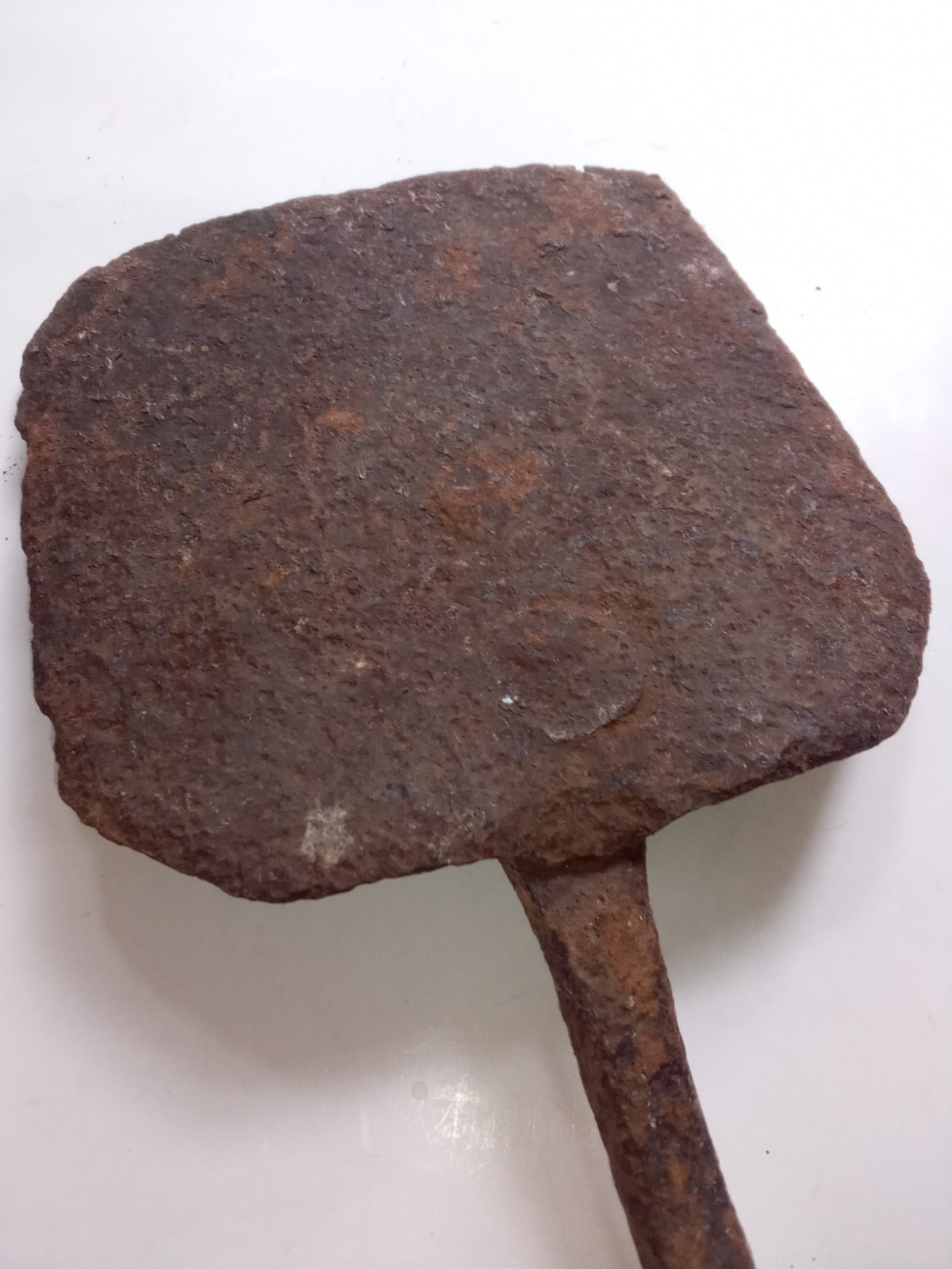 ANT PRIMITIVE BLACKSMITH SHOVEL 1850-90 HAND FORGED GENUINE TOOL FORGED LOOP