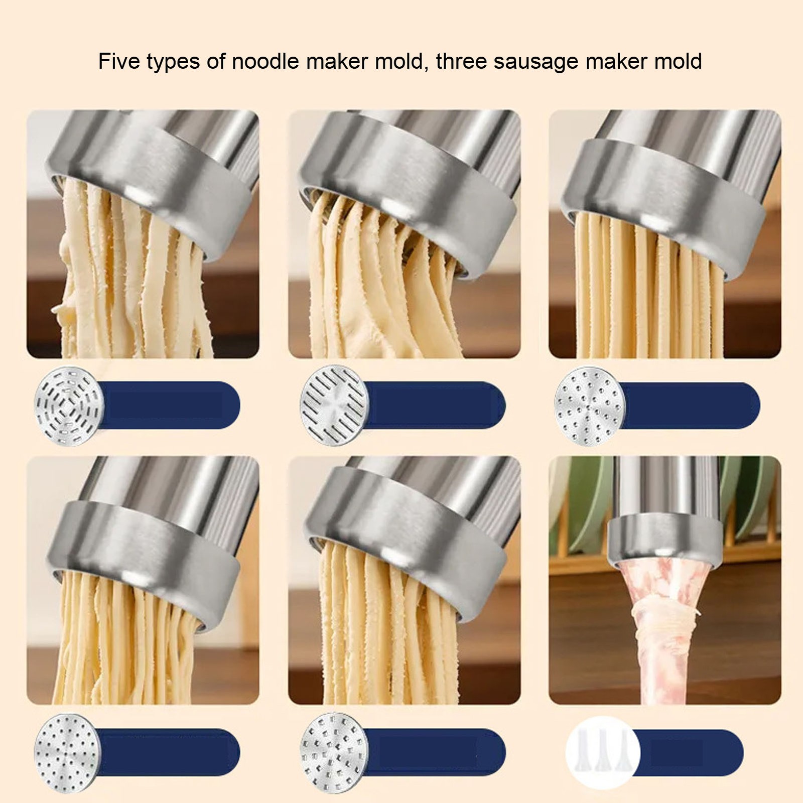 Automatic Pasta Press For Versatile Home Cooking