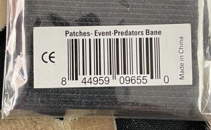 NEW Valken Tactical Rubber Self Fastener Patch - Event PB (96550)